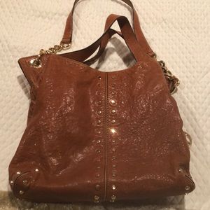 Michael Kors Tan Hobo Bag with Gold hardware